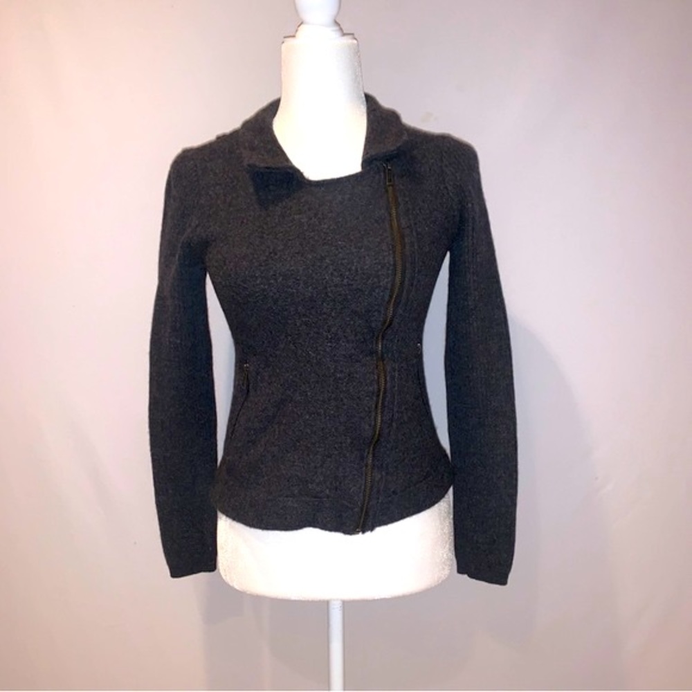 The Saville Row Co. 100% Wool Moto Jacket Size Medium